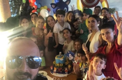 Arzu Əliyevadan məmurlara örnək - OĞLUNA BELƏ AD GÜNÜ KEÇİRDİ - VİDEO