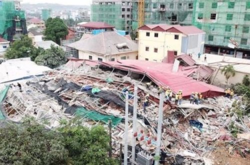 В Камбодже рухнуло строящееся здание, есть жертвы - ФОТО