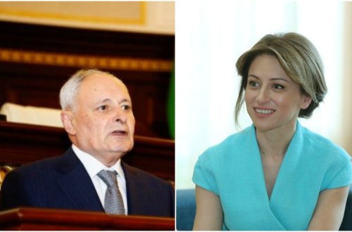 Oqtay Şirəliyevin nəvəsi yaşında olan yeni gürcü həmkarı — FOTOLAR