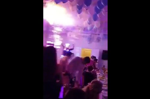 “Megafun”da partlayış anı (VİDEO)