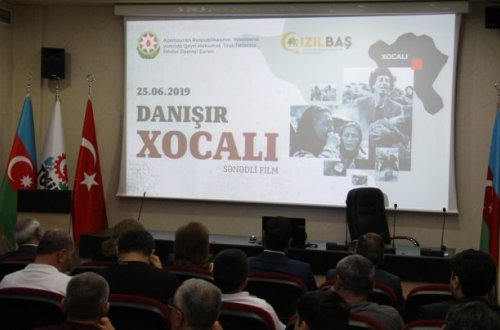 “DANIŞIR XOCALI” sənədli filmi təqdim olunub - FOTOLAR
