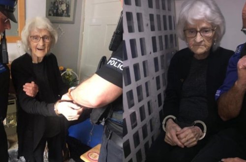 93-летняя бабушка решила, что вела себя слишком хорошо, и теперь она арестована