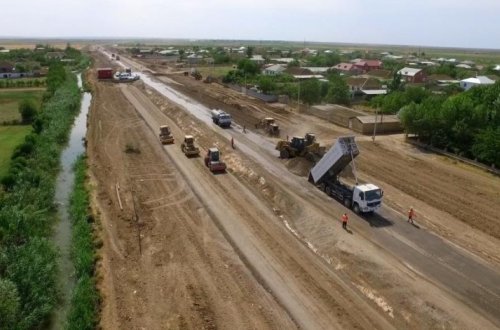 Реконструируется дорога Бахрамтепе-Билясувар - ФОТО