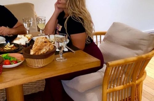 Şəbnəm Tovuzlu sevgilisi ilə - FOTO