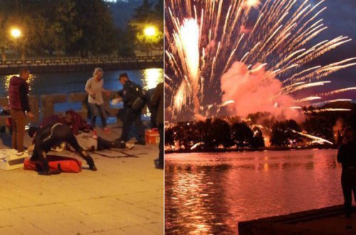 Особенности белорусского салюта: один человек погиб, трое ранены - ВИДЕО