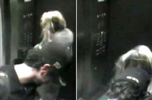 Məşhur aktyorun keçmiş arvadının başqa kişiylə liftdə görüntüləri yayıldı - VİDEO