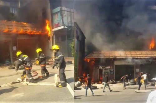 Bakıda güclü yanğın –SON DƏQİQƏ- VİDEO