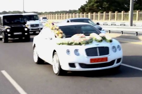 Toy karvanında dəhşətli qəza — VİDEO