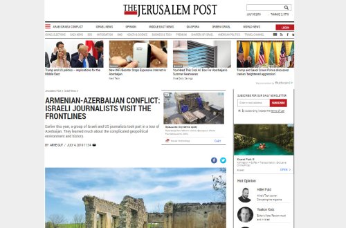 İsrail mətbuatı Azərbaycan həqiqətlərindən yazıb