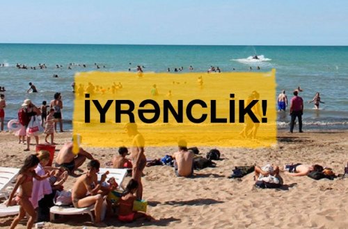 Novxanı çimərliyində İYRƏNCLİK - Bu görüntüdən sonra dənizə getməyəcəksiniz – VİDEO