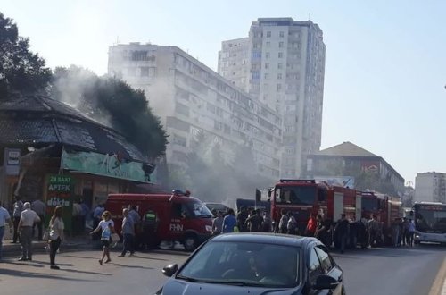 “Ağ çiçəyim” mağazası yanıb kül oldu - YENİLƏNİB + FOTO/VİDEO