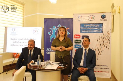 Gənclər üçün dövlət qulluğu üzrə növbəti regional təlim Qazax rayonunda keçirildi - FOTO