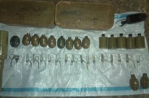 Tovuzda mal bazarında silah arsenalı tapılıb - FOTO