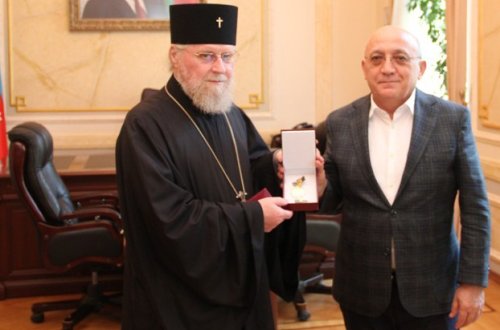 Dini konfessiya rəhbərlərinə “Azərbaycan Xalq Cümhuriyyətinin 100 illiyi (1918-2018)“ yubiley medalı təqdim olunub