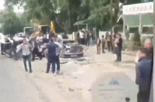 Цепное ДТП в Гедабеке: есть раненый - ВИДЕО