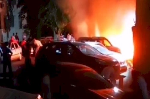 Gecə Bakıda panika - Video