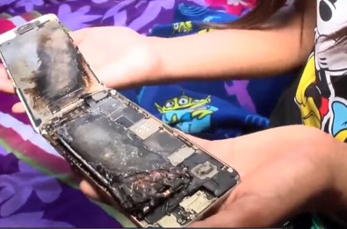 Smartfon 11 yaşlı qızın əlində alışdı: şirkət yenisini vəd edib – Dəhşətli GÖRÜNTÜLƏR