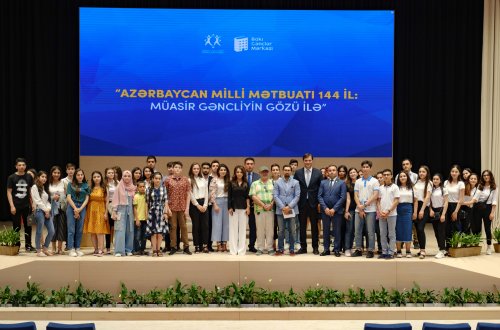 “Azərbaycan milli mətbuatı 144 il: müasir gəncliyin gözü ilə” mövzusunda tədbir keçirilib