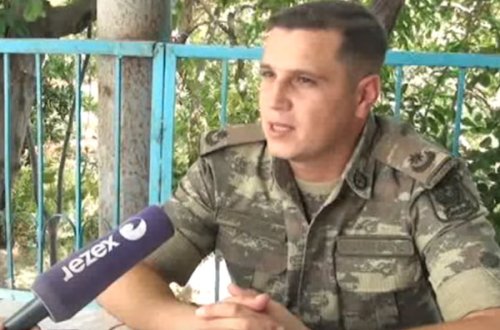 Aprel döyüşlərində oğluna “sən arxada niyə gizlənirsən?” deyən ata danışdı (VİDEO)