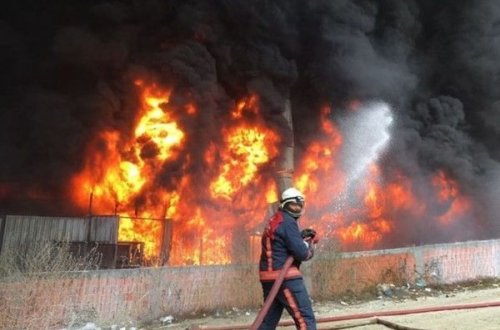 Пожар в столичном кафе