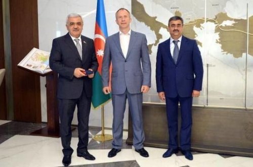 Ровнаг Абдуллаев встретился с президентом Европейского союза дзюдо