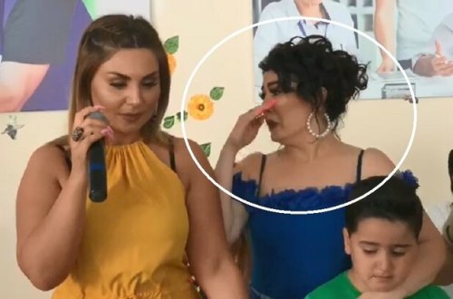 Fatimə Şəbnəmin ifasından qəhərlənib oğlunu qucaqlayaraq ağladı - VİDEO