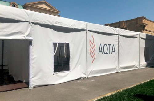 Bu da agentliyin aldığı bir milyonluq çadırlar– Fotolar