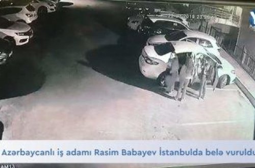 Azərbaycanlı iş adamı İstanbulda vuruldu - VİDEO