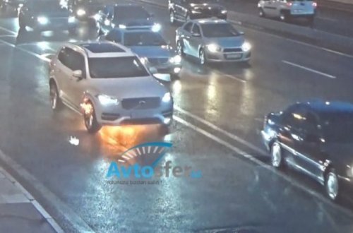 В Баку воспламенился один из самых безопасных внедорожников мира - ВИДЕО