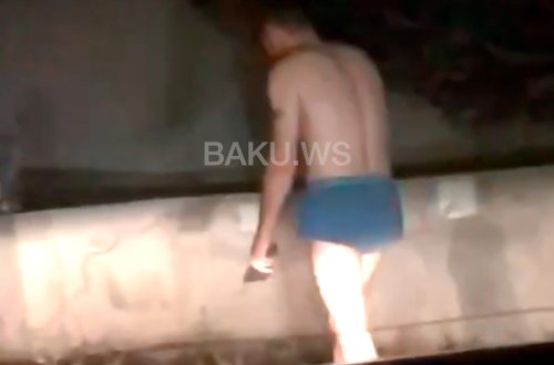 Bakıda gecə çəkilən bu görüntü hər kəsi təəccübləndirdi – VİDEO