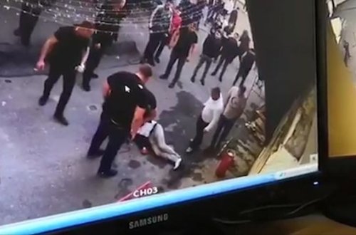 Azərbaycanlı kişini barda belə güllələdilər - VİDEO