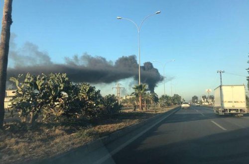 SON DƏQİQƏ: Türkiyədə silah fabriki yanır