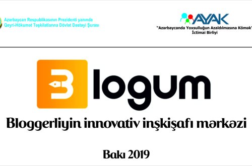 Bloggerlər üçün unikal sayt yaradılır - ŞURANIN DƏSTƏYİ İLƏ