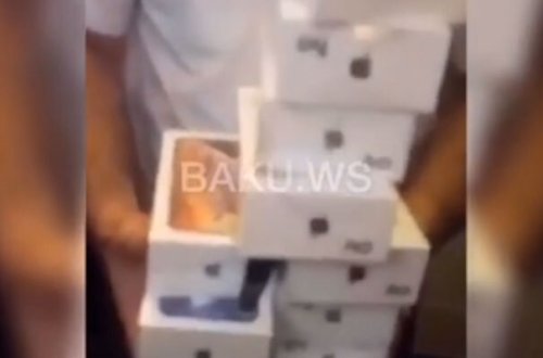 В туалете самолета AZAL обнаружено 18 телефонов iPhone - ВИДЕО