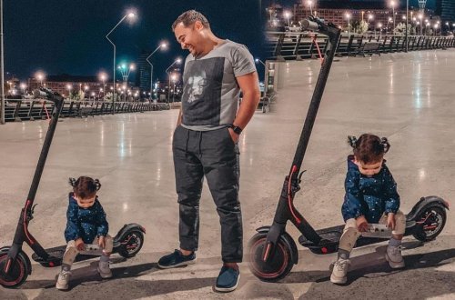 “Alisa, xahiş edirəm, dur, “papa” öz skuterini sürsün” - FOTO