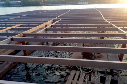 Kür çayının işğalı ilə bağlı şok görüntülər yayıldı - Fotolar