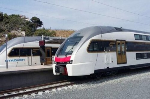 Опоздал из-за дождя электропоезд Сумгайыт-Баку