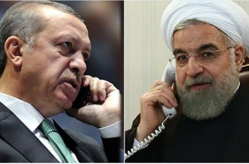 Ərdoğanla Ruhani arasında telefon danışığı olub