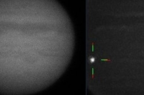 Астроном случайно сфотографировал падение астероида на Юпитер