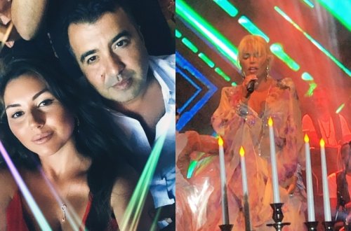 Səfurə və həyat yoldaşı Ajda Pekkanın konsertində - Fotolar+Video