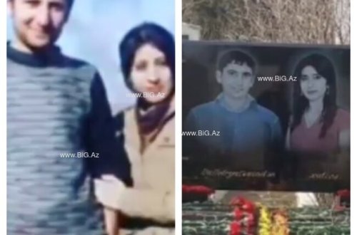 Yenicə toyu olan cütlük faciəvi şəkildə öldü - Məzarlarından FOTOLAR
