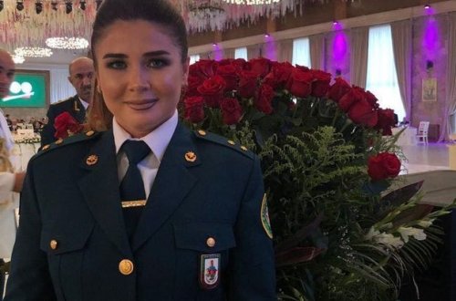 Эльнара Халилова награждена медалью - ФОТО