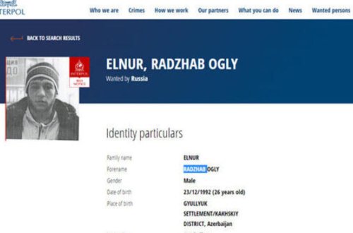 Terrorçuluğa dəstəkdə günahlandırılan azərbaycanlı beynəlxalq axtarışa verildi