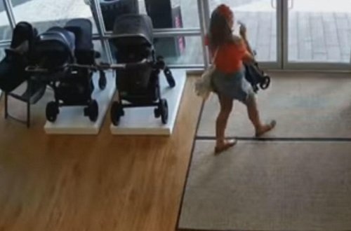 Qadın oğurluq etdi - Uşağını isə yadından çıxardı - VİDEO