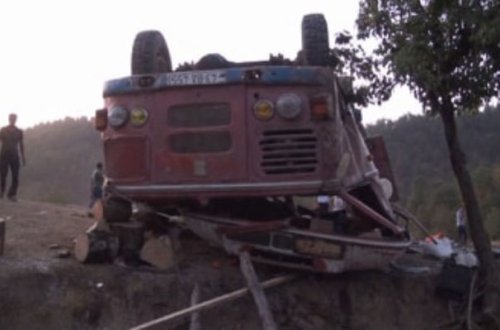 МВД о причине аварии с участием автобуса в Лянкяране - ФОТО