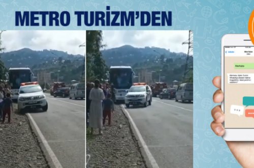 Azərbaycanlı turistlərin avtobusu alovlandı - 9 saat küçədə qaldılar (VİDEO)