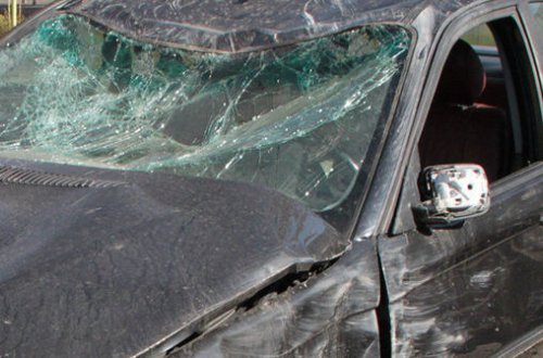 Авария в Гяндже: четверо пострадавших