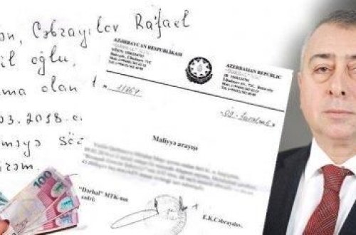 Deputatla bağlı şok sənədlər yayıldı – Rafael Cəbrayılovun borcu əl yazısı ilə təsdiq olundu – FOTO