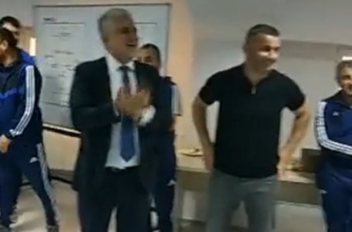 “Qarabağ”ın paltardəyişmə otağında yaşananlar - Video