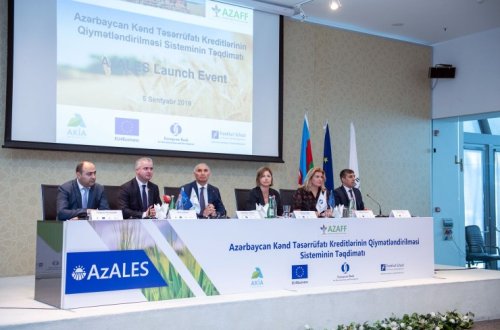Azərbaycan Kənd Təsərrüfatı Kreditlərinin Qiymətləndirilməsi Sisteminin təqdimatı keçirilib